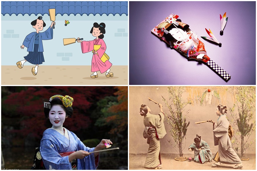 Hanetsuke Hanetsuki - trò chơi đánh cầu truyền thống của người Nhật - Tour Nhật ...