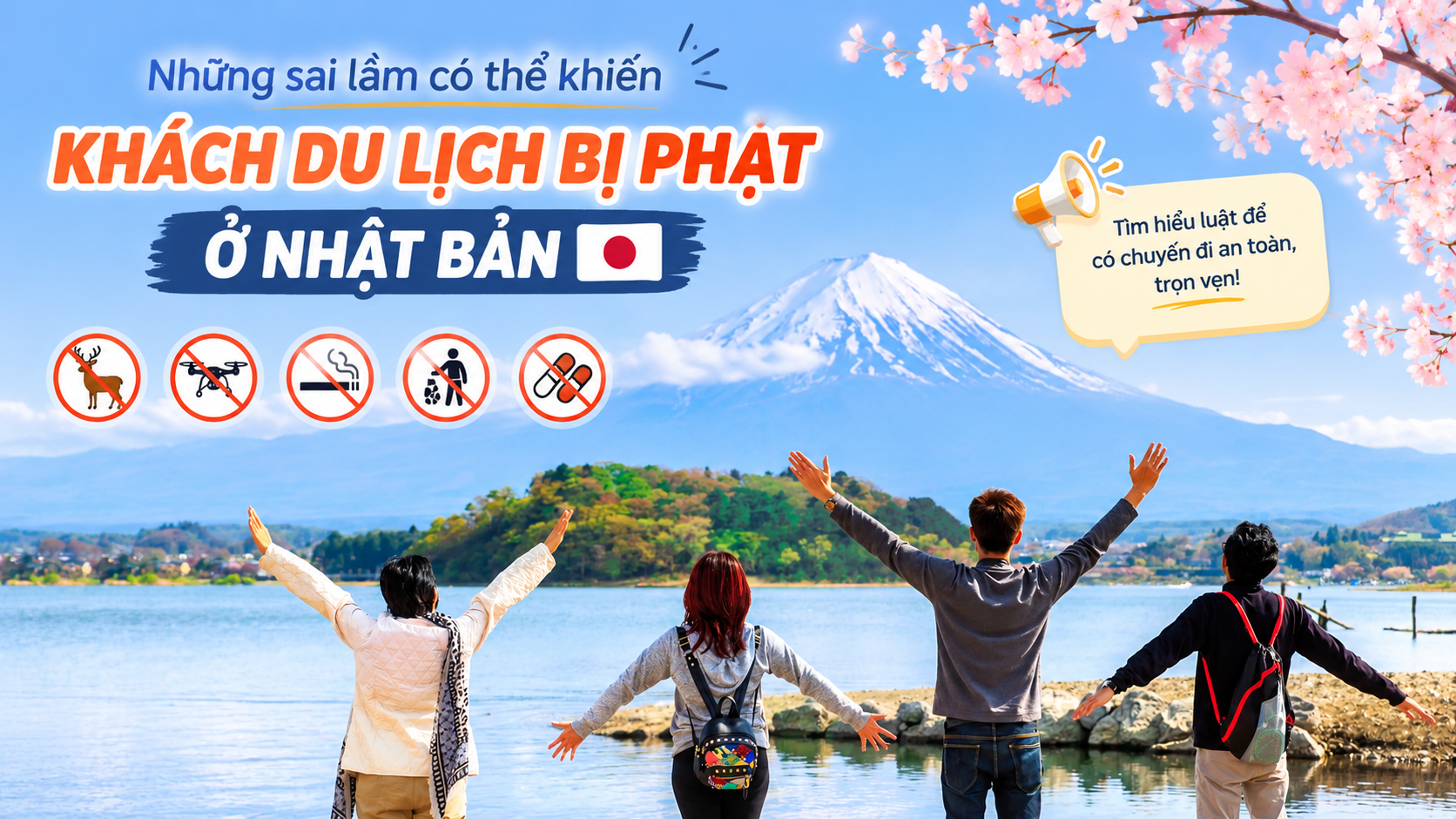 Những sai lầm có thể khiến khách du lịch bị phạt ở Nhật Bản
